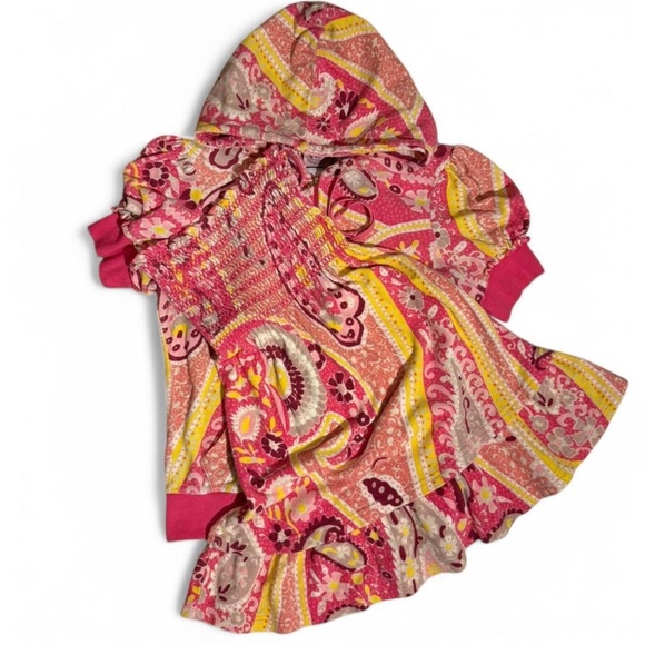 VINTAGE JUICY COUTURE TERRY CLOTH PAISLEY DRESS JACKET MATCHING SET - Picture 5 of 9